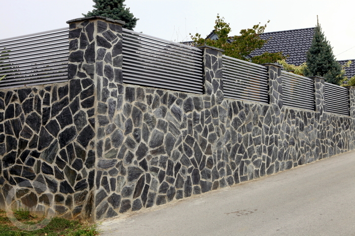 Moderne zunanje aluminijaste ograje za dvorišča